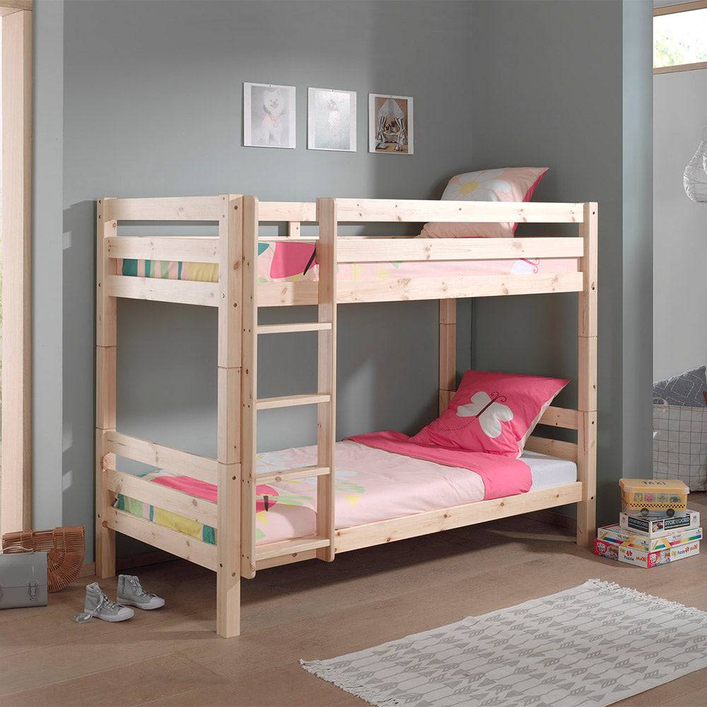 Natural Bunk Beds 160cm by Vipack Pino – Jelly Bean Ireland