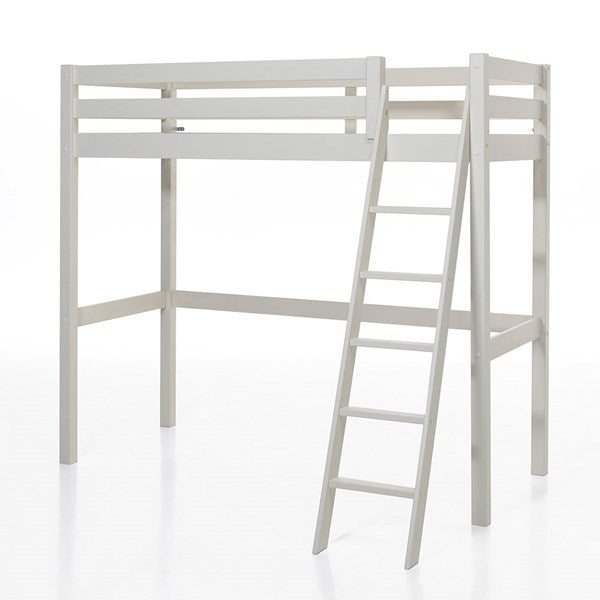 White Single High Sleeper with Slanted Ladder by Vipack Pino – Jelly ...